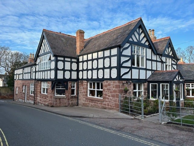 Roadside after view of Ring O Nells pub in West Kirby after blasting job completed.